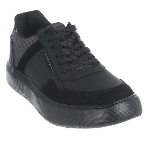 Tenis Urbano Para Caballero Perry Ellis Negro PE-6684