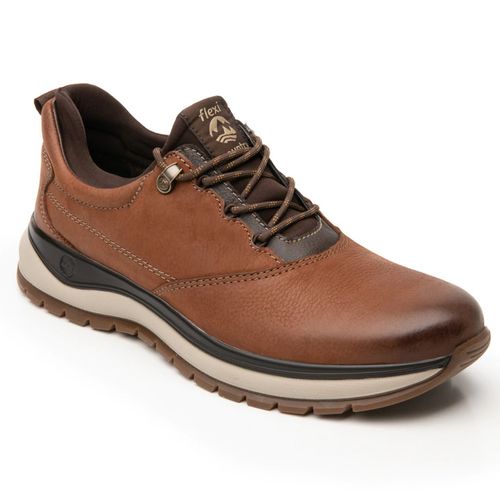 Tenis Urbano Para Caballero Flexi Choclo Dark Tan 401001