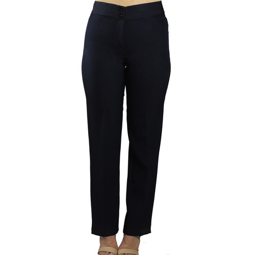 Pantalón de vestir para dama Aide Collection azul marino 3334d