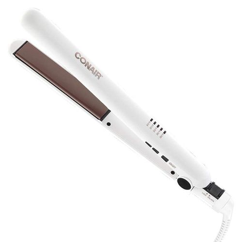Alaciadora de cerámica para cabello Conair blanca cs221wes