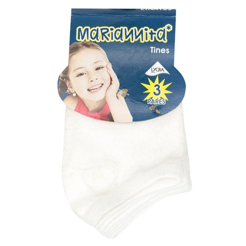 Tines para niña Marianita blanco 8957