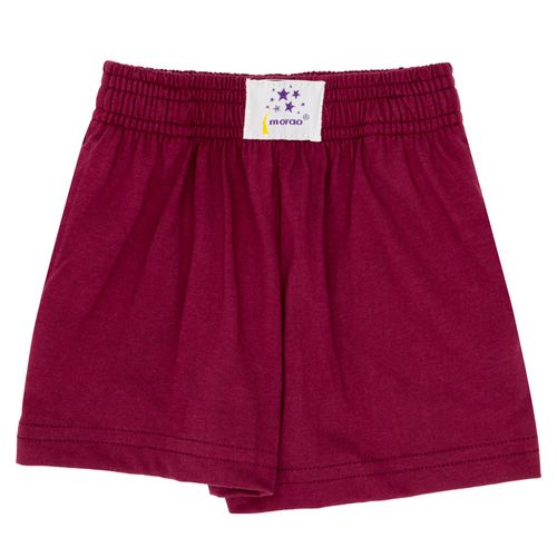 Short Básico Para Niña Morao Tinto SL