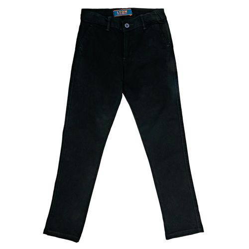 Pantalón Casual Para Niño Lyon Negro 125094