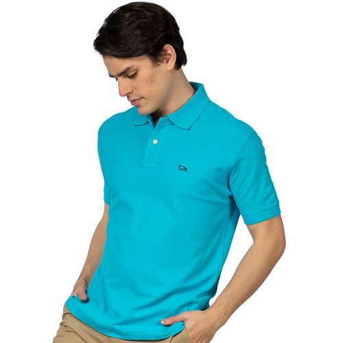 Playera Tipo Polo Para Caballero Tucané Turquesa Magic Original