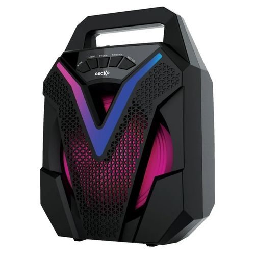 Bocina bluetooth para mp3 Gecko 6.5p tws negro gk-sl65