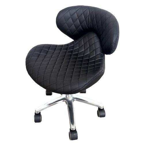 Banco con respaldo euro nivelador de altura negro Letmex sc-1020