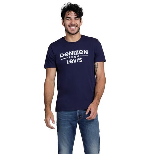 Playera Manga Corta Para Caballero Denizen Azul 843190096