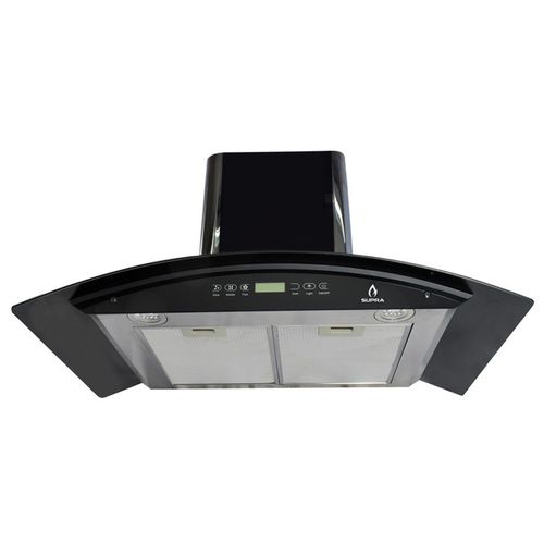 Campana extractora Supra negro skyfall