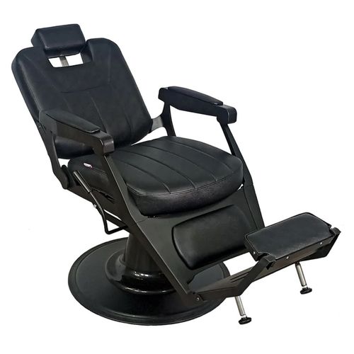 Silla de barbería Letmex hidraulica negro a-18