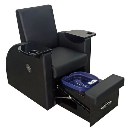 Sillón spa pedicure Letmex negro 8608
