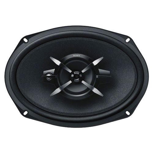 Bocinas ovaladas Sony coaxiales de 3 vías para auto negro xs-fb6930-z1 e