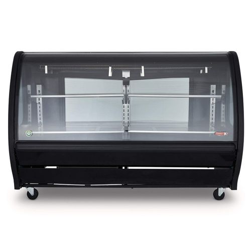Vitrina refrigerante Torrey vidrio curvo negro tem200cn