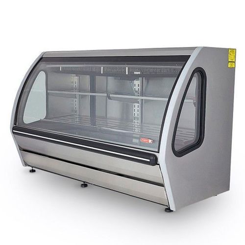 Vitrina exhibidora Torrey 182cm acero inoxidable drd6ai