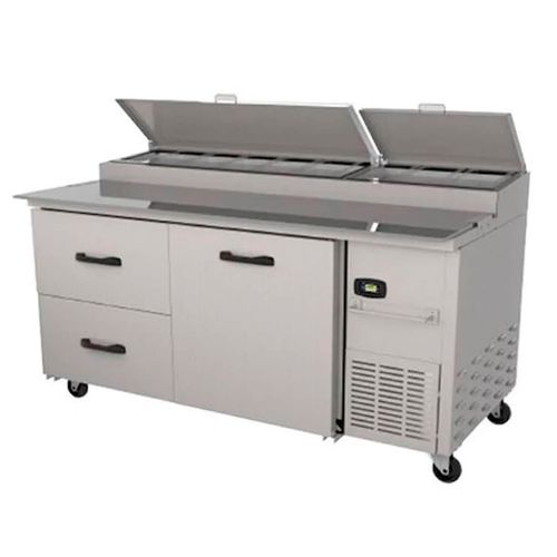 Mesa fría Torrey preparación de alimentos acero inoxidable ppt67-21r1s