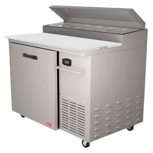 Mesa de preparación y refrigeración Torrey 6 insertos acero inoxidable ppt24-01r1s