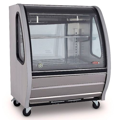 Vitrina exhibidor Torrey 1 metro acero inoxidable tem100ai