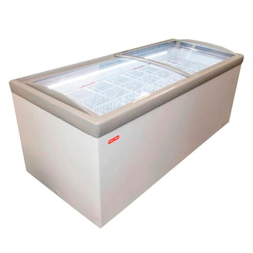 Congelador horizontal Torrey tapa cristal plano blanco chc180p