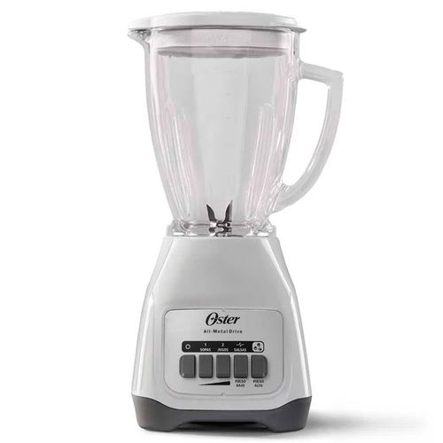 Licuadora Oster con vaso de vidrio blanco blstkag-wpb-013