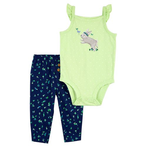 Conjunto Casual Niña Carters Verde 1P004010