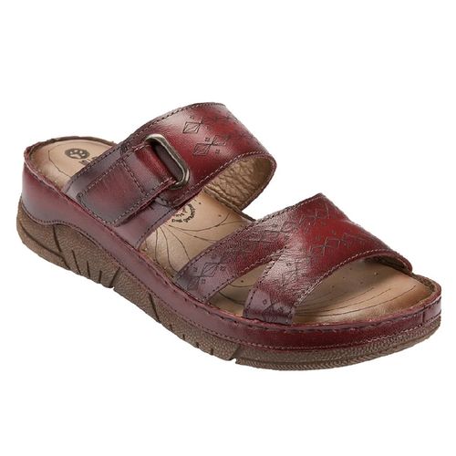 Sandalia de piso Lobo Solo rojo para dama 1704