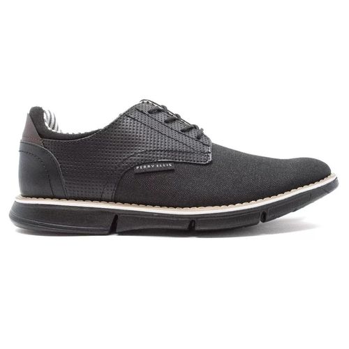 Zapato Casual Para Caballero Perry Ellis Negro PE-6091