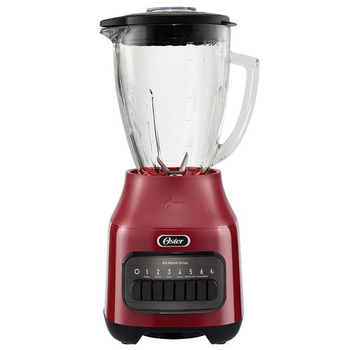 Licuadora Oster 6v más pulso 1.5l rojo blstpeg-rpb-013