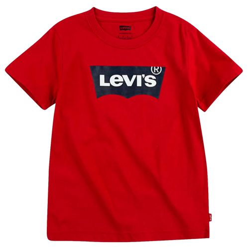 Playera casual para niño Levis gráfico batwing rojo 37490-0096