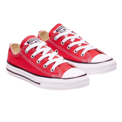 Tenis casual para niño Converse choclo rojo 3j236c