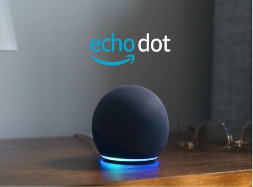 Asistente de voz Amazon echo dot alexa 5ta generación azul mm000ama48