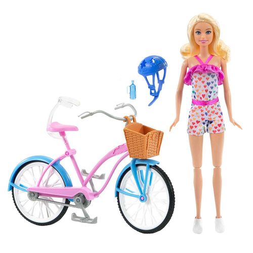 Muñeca Barbie paseo en bicicleta hby28
