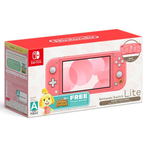 Nintendo switch lite isabelle Nintendo multicolor hmh-s-pbzsa