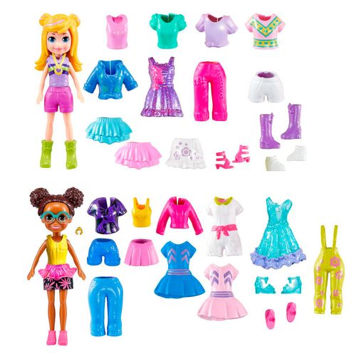 Súper Paquete De Modas Bahía Mágica  Polly Pocket Multicolor HKW10