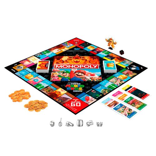 Juego de mesa Monopoly the Super Mario bros movie multicolor f6818