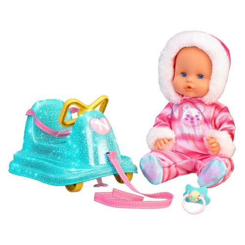 Muñeca Nenuco y su trineo multicolor nfn59000