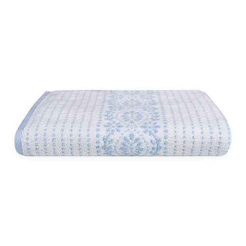 Toalla Pullman Laura Ashley Forever Eyelet Snow Azul