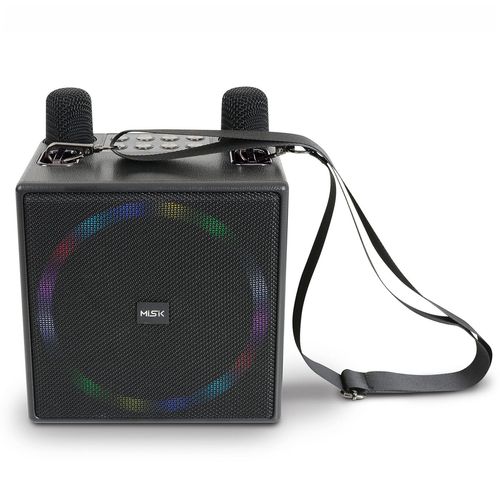 Bocina bluetooth Misik negro ms233
