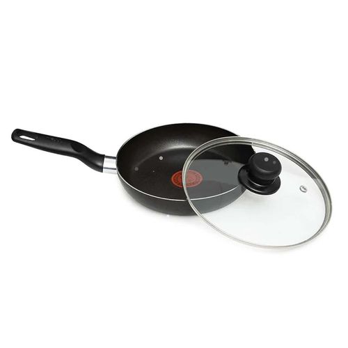 Sartén redondo con tapa T-fal 24cm negro 0392100