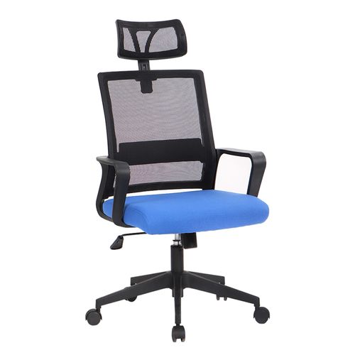 Silla Para Oficina Fratello Negro-Azul Keller