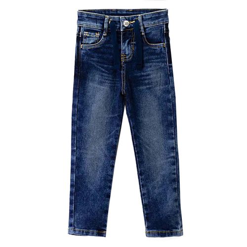 Pantalón de mezclilla para niño Choys azul oscuro 10202