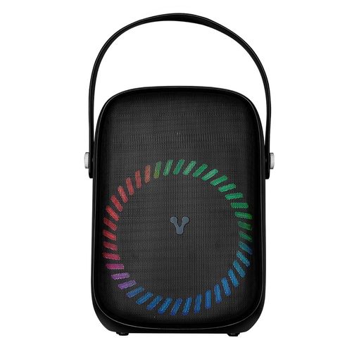 Bocina portátil Vorago karaoke negro ksp-455