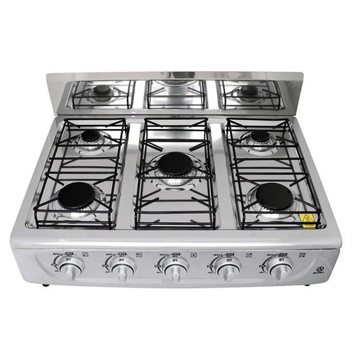 Parrilla de gas Supra 5 quemadores inox 5q-ta