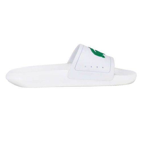 Sandalia Casual Para Caballero Lacoste Croco Slide Blanco 737CMA0018MX082