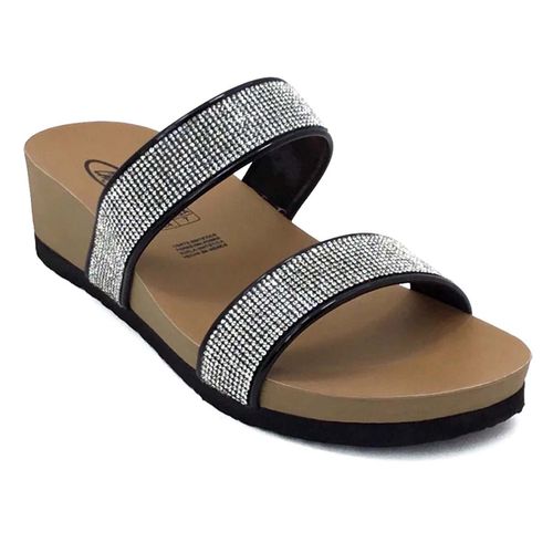 Sandalia casual Caray negro para dama ROMINA