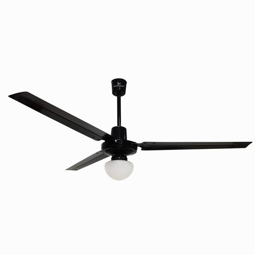 Ventilador De Techo Masterfan 56 Pulgadas Negro Icarus Con Luz