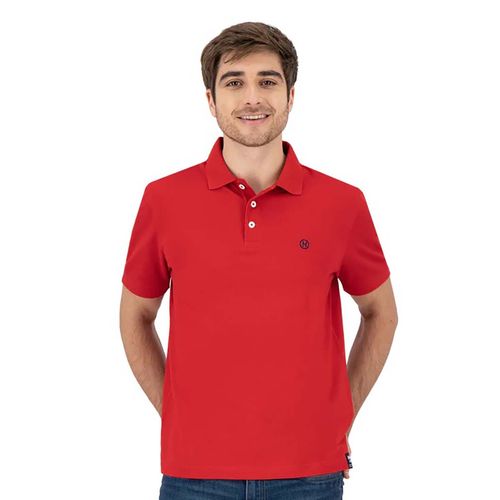 Playera Tipo Polo Para Caballero Nautica Rojo  K37923