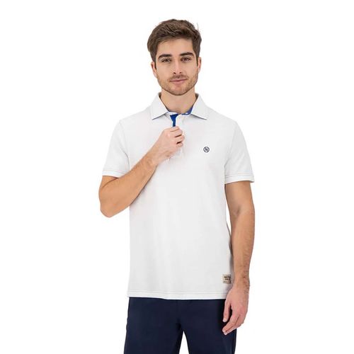 Playera Tipo Polo Para Caballero Nautica Blanco K36904