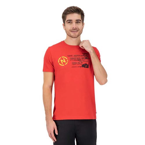 Playera Para Caballero Nautica Rojo V36910