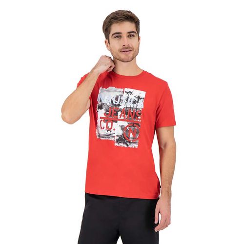 Playera Para Caballero Nautica Rojo V36914