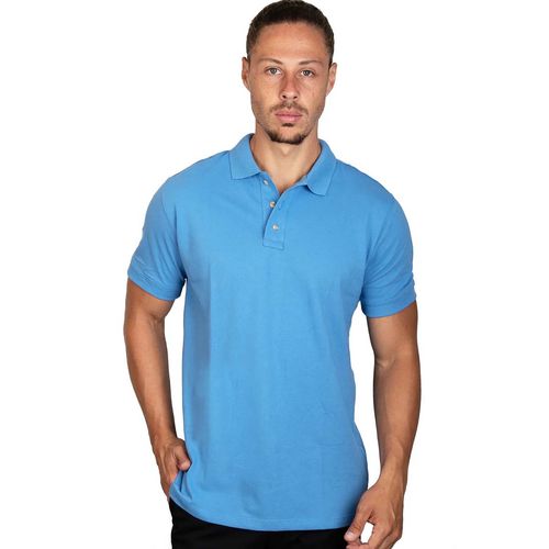 Playera Tipo Polo Para Caballero Soul And Blues Plumbago A0402