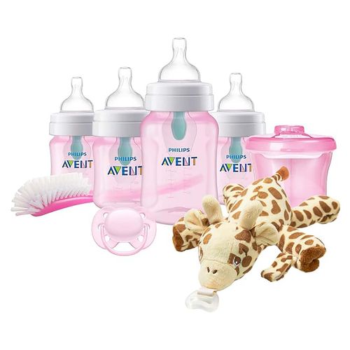 Set De Biberones Avent Rosa SCD307/02